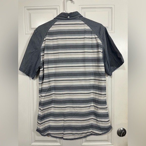 2/$30 Native Code Short-Sleeve Striped Shirt Men’s M - Picture 4 of 5